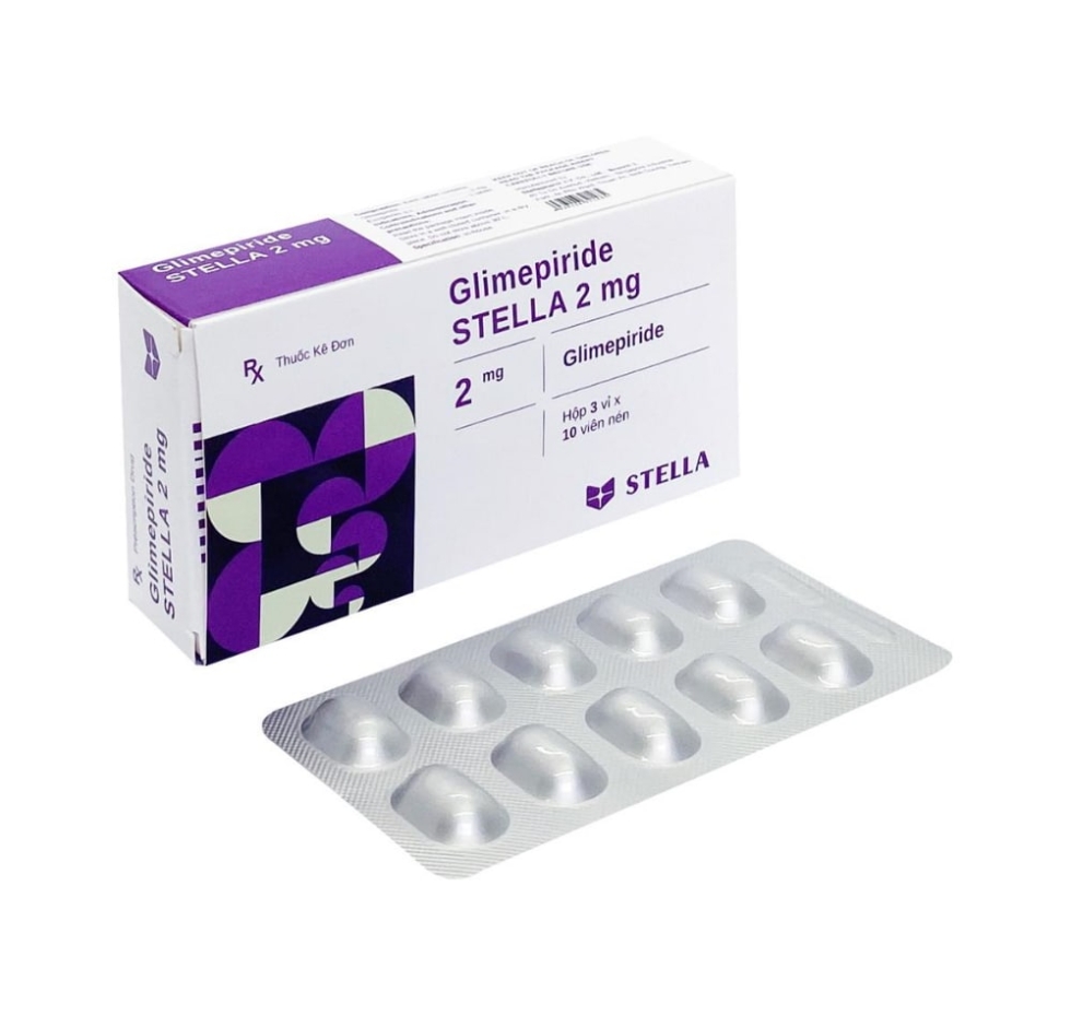 Thuốc Glimepiride Stella 2mg 