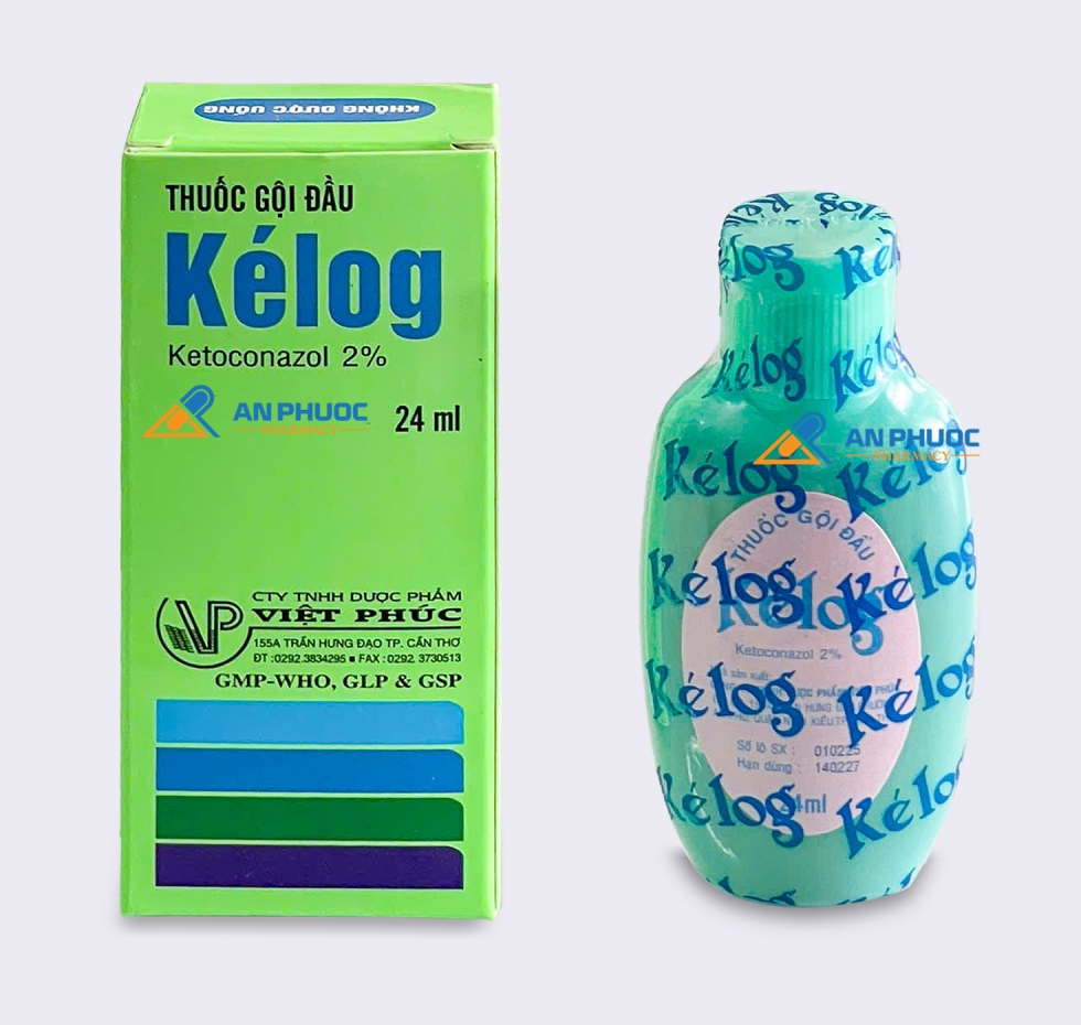 Thuốc Gội Đầu Kelog® | Ketoconazole 2% |【Chai 24 ml】