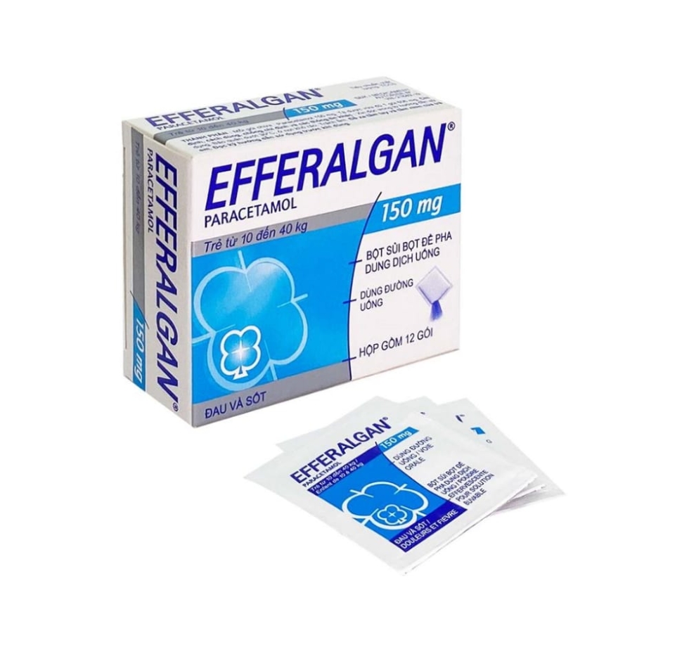 Thuốc gói sủi bọt Efferalgan 150mg