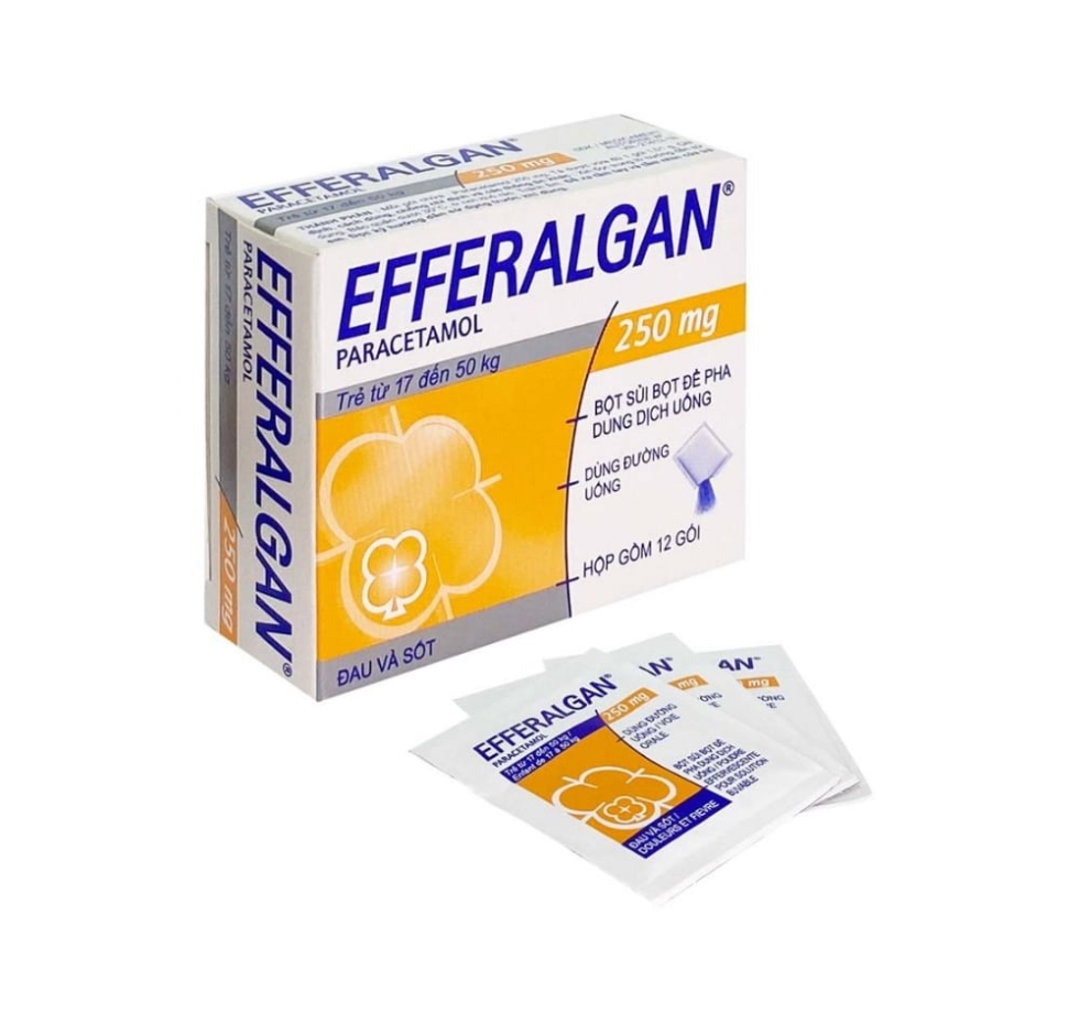 Thuốc gói sủi bọt Efferalgan 250mg 