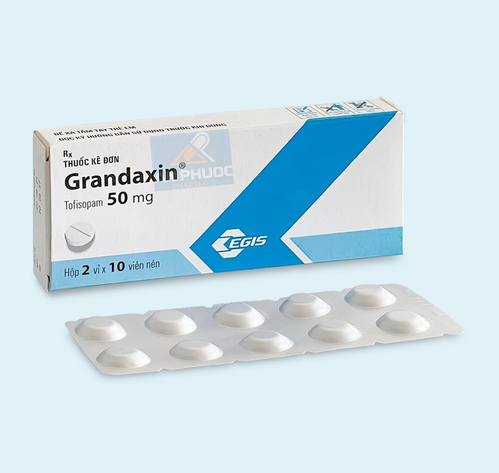 Thuốc Grandaxin® 50mg | Tofisopam |【Hộp 20 viên】