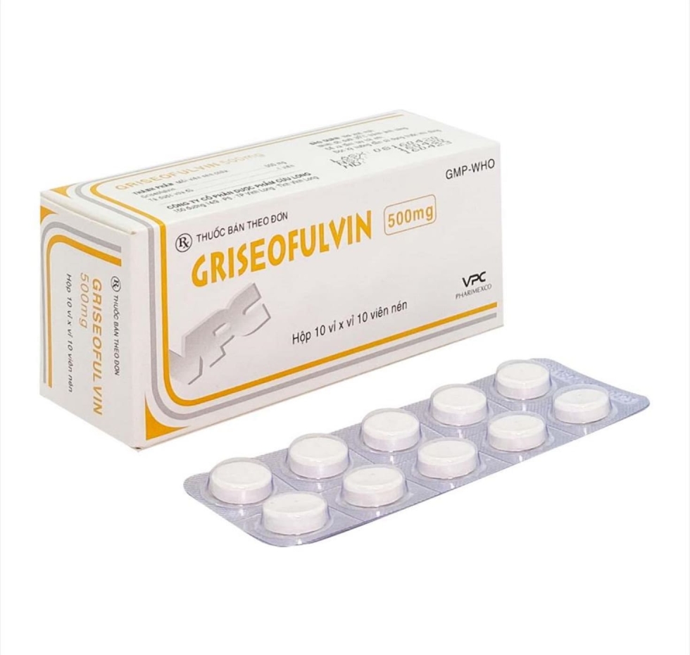 Thuốc Griseofulvin 500mg Pharimexco