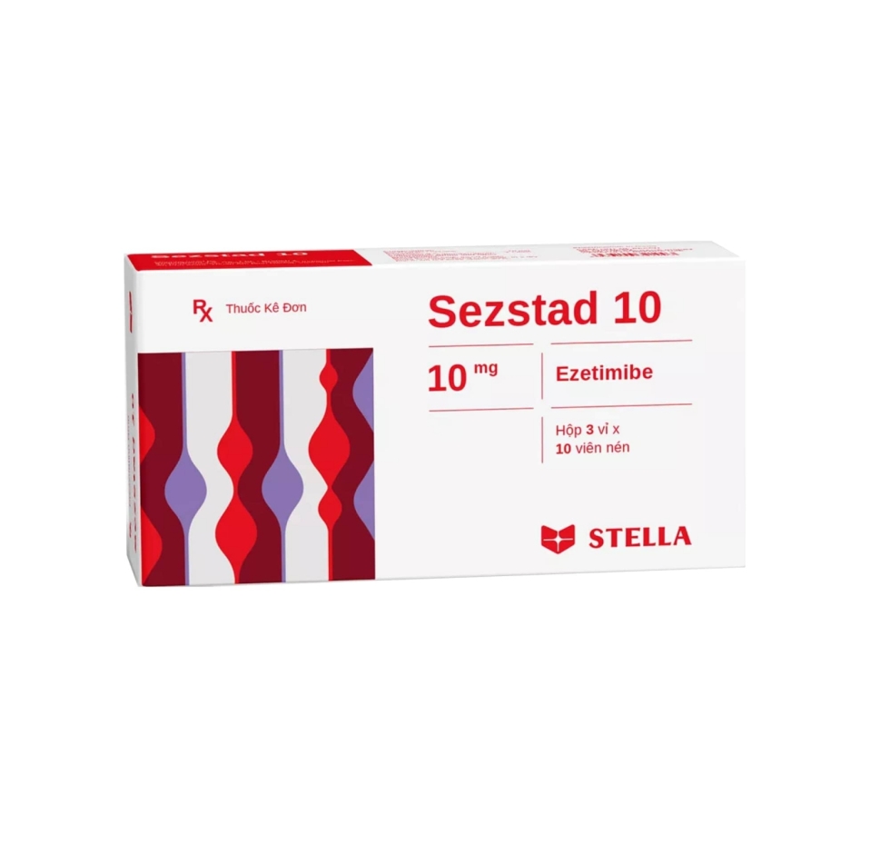 Thuốc hạ lipid máu Sezstad 10mg