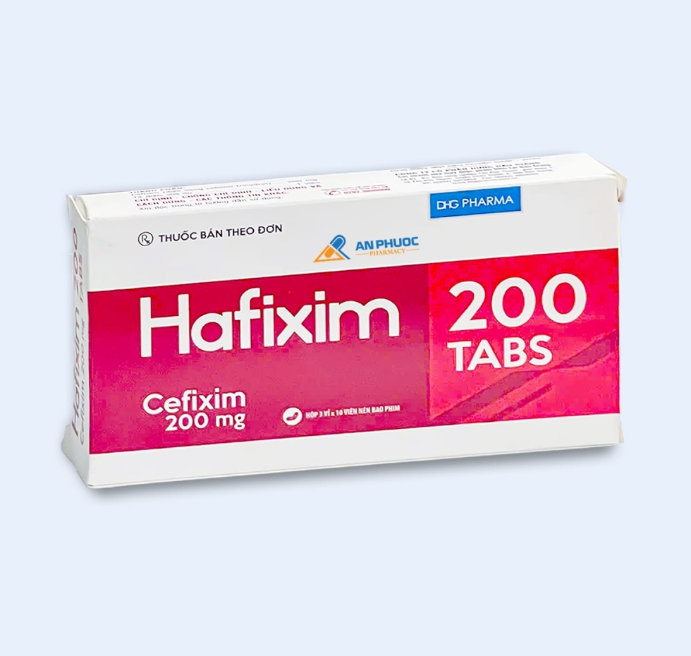 Thuốc Hafixim Tabs® 200mg | Cefixime |【Hộp 30 viên】