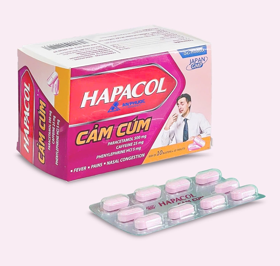 Thuốc Hapacol Cảm Cúm® |【Hộp 100 viên】