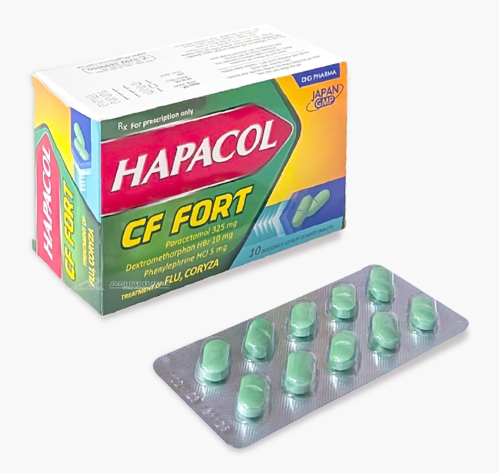 Thuốc Hapacol CF Fort®【Hộp 100 viên】