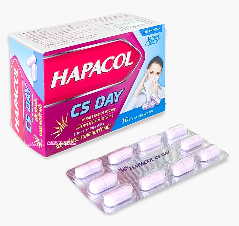 Thuốc Hapacol CS Day®【Hộp/100 viên】