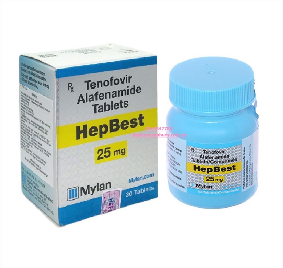 Thuốc HepBest 25mg (tenofovir alafenamide)