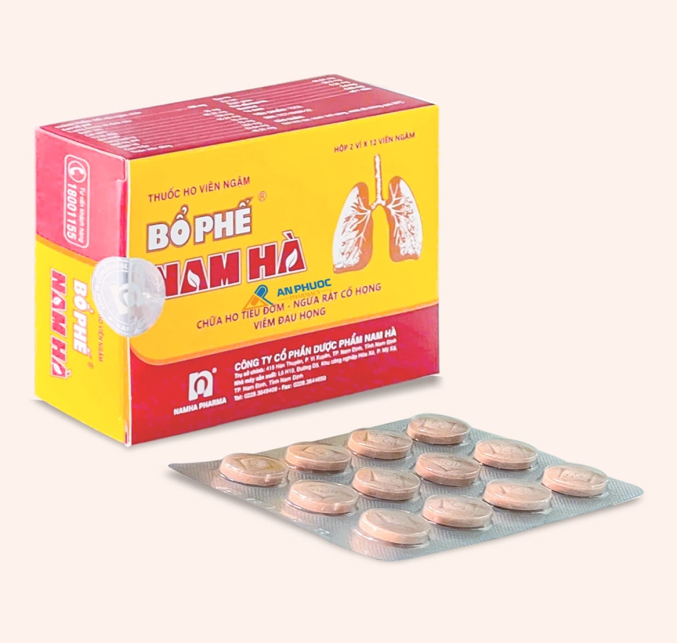 Thuốc Ho Bổ Phế Nam Hà® Viên Ngậm | 【Hộp 2 vỉ x 12 viên】