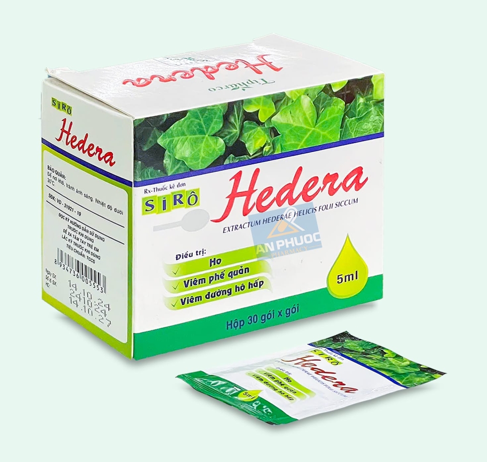 Thuốc Ho Hedera® 5ml | Cao lá thường xuân |【Hộp 30 gói】
