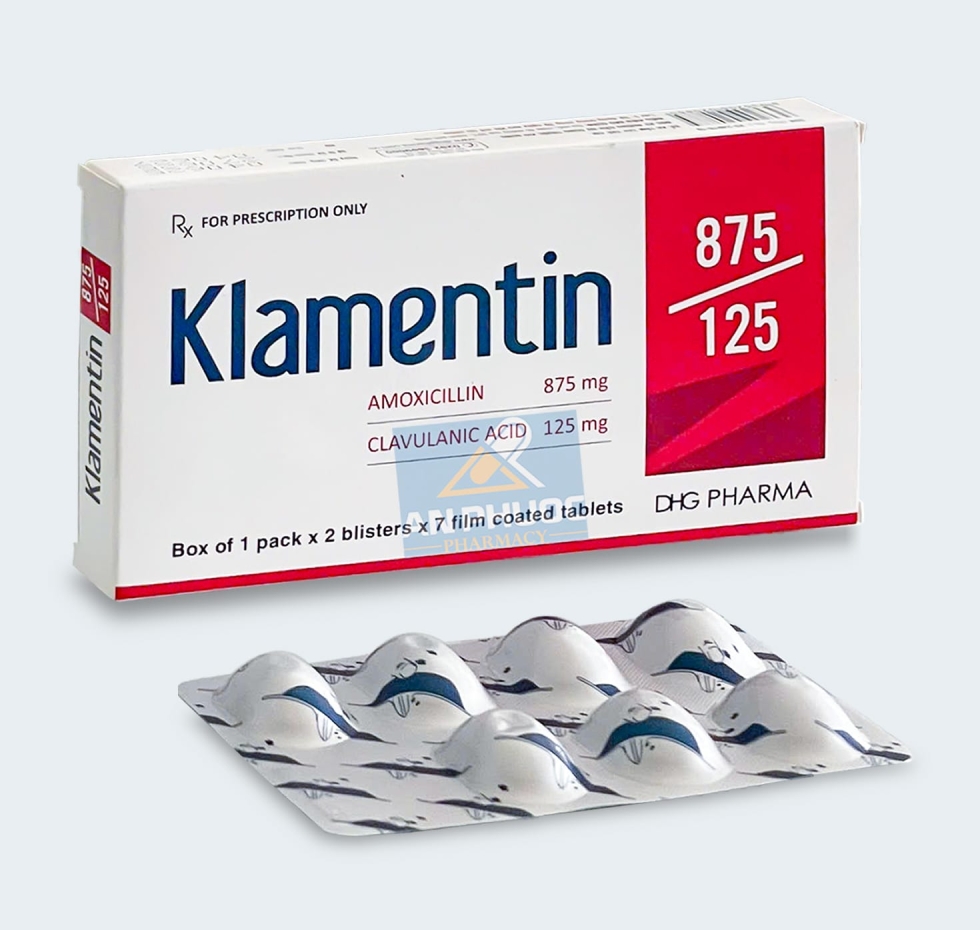 Thuốc Klamentin® 1G |【Hộp 14 viên】