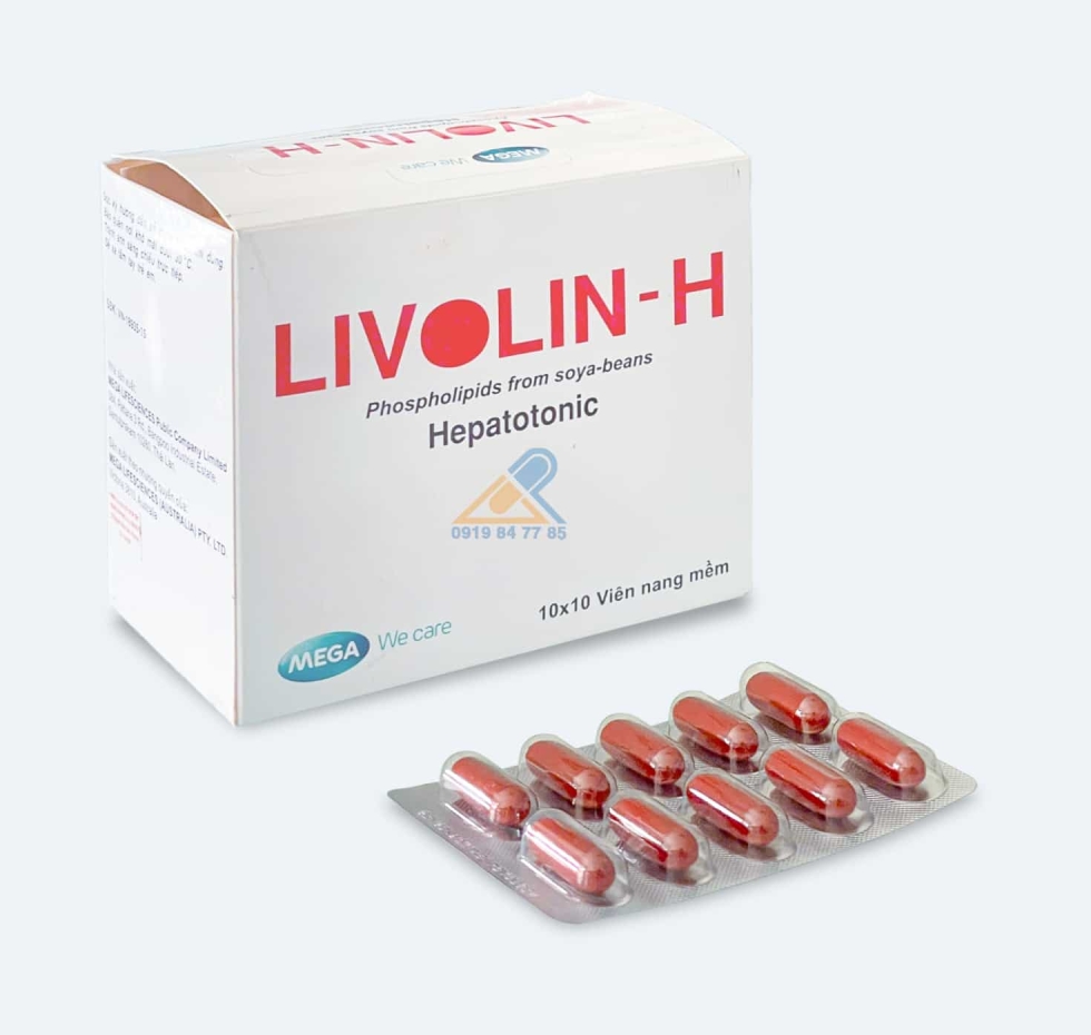 Thuốc Livolin-H® Phospholipids from soya-beans |【Hộp 100 viên】