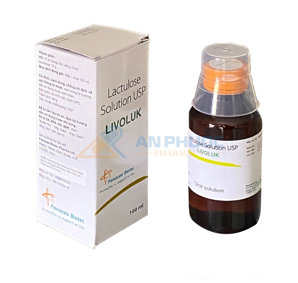 Thuốc Livoluk™ 100ml | Dung dịch uống lactulose