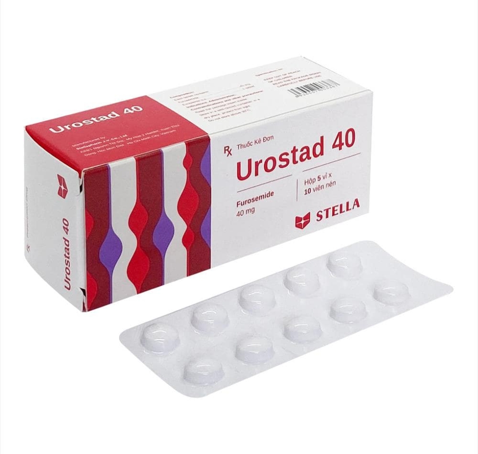 Thuốc lợi tiểu Urostad 40mg 