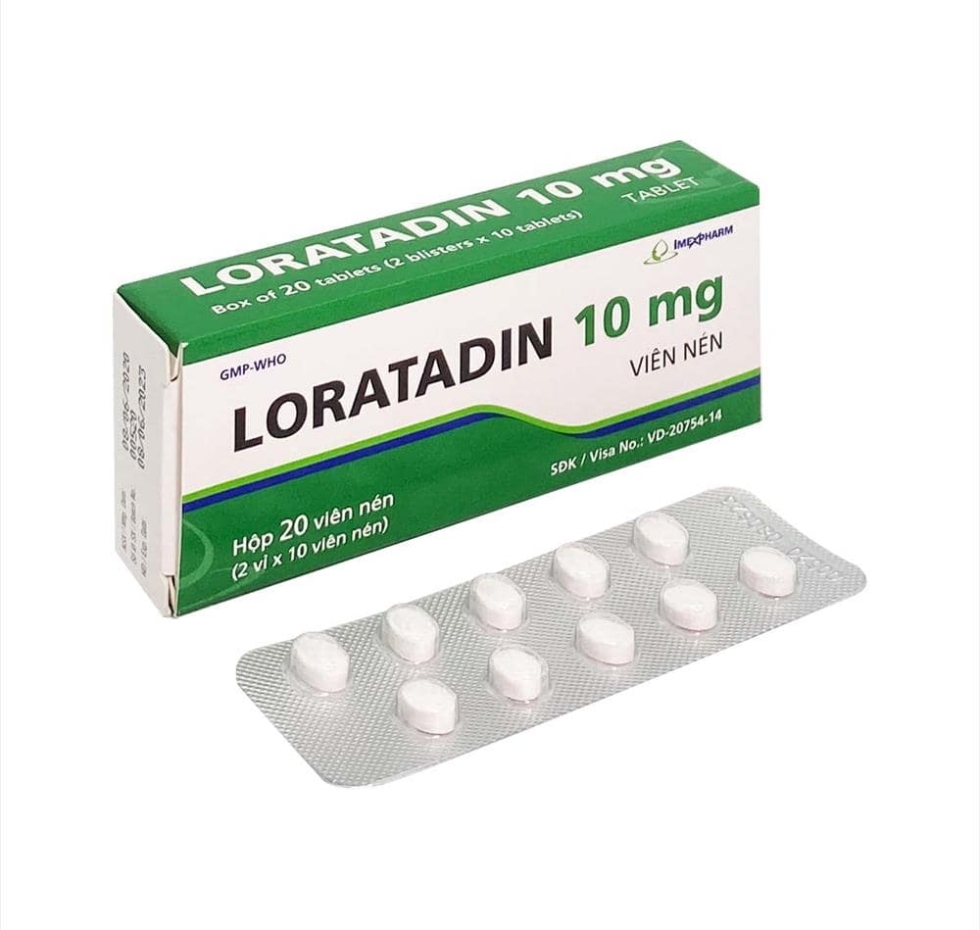 Thuốc Loratadin 10mg - Imexpharm