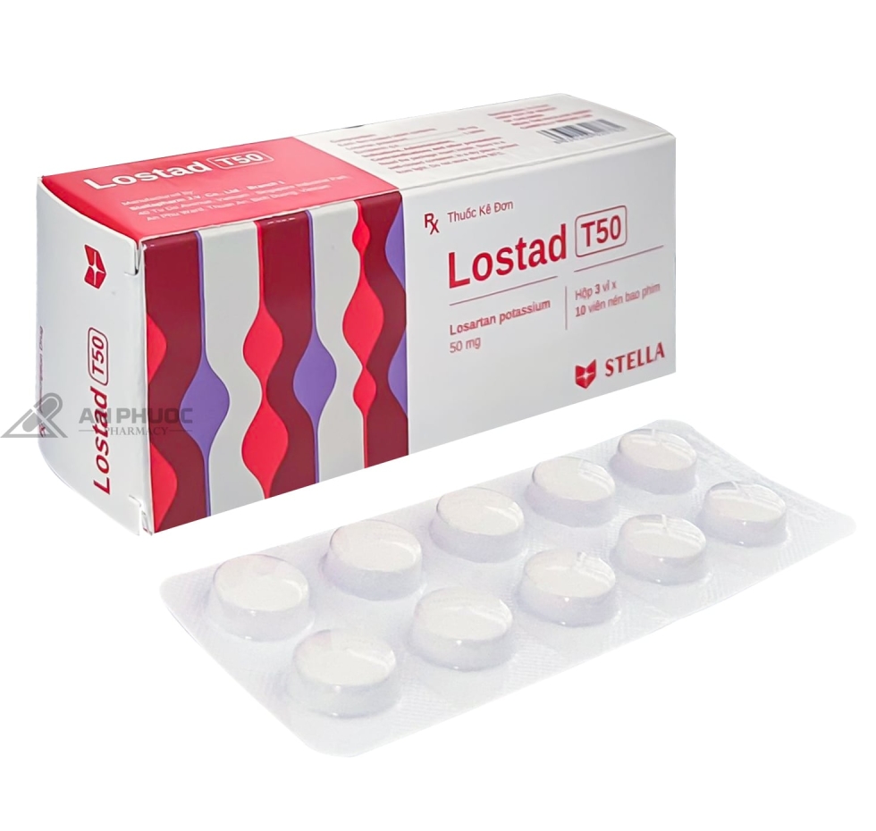 Thuốc Lostad T50™ 50mg | Losartan