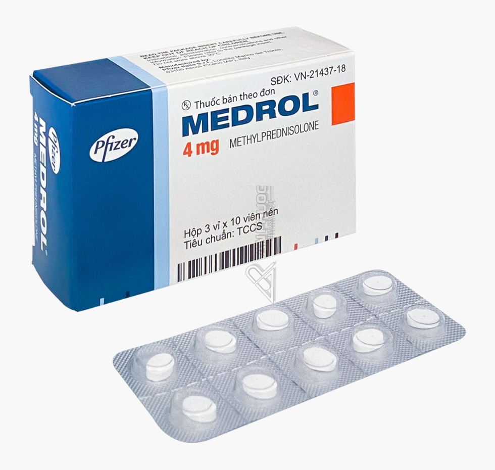 Thuốc Medrol® 4mg | Methylprednisolone 