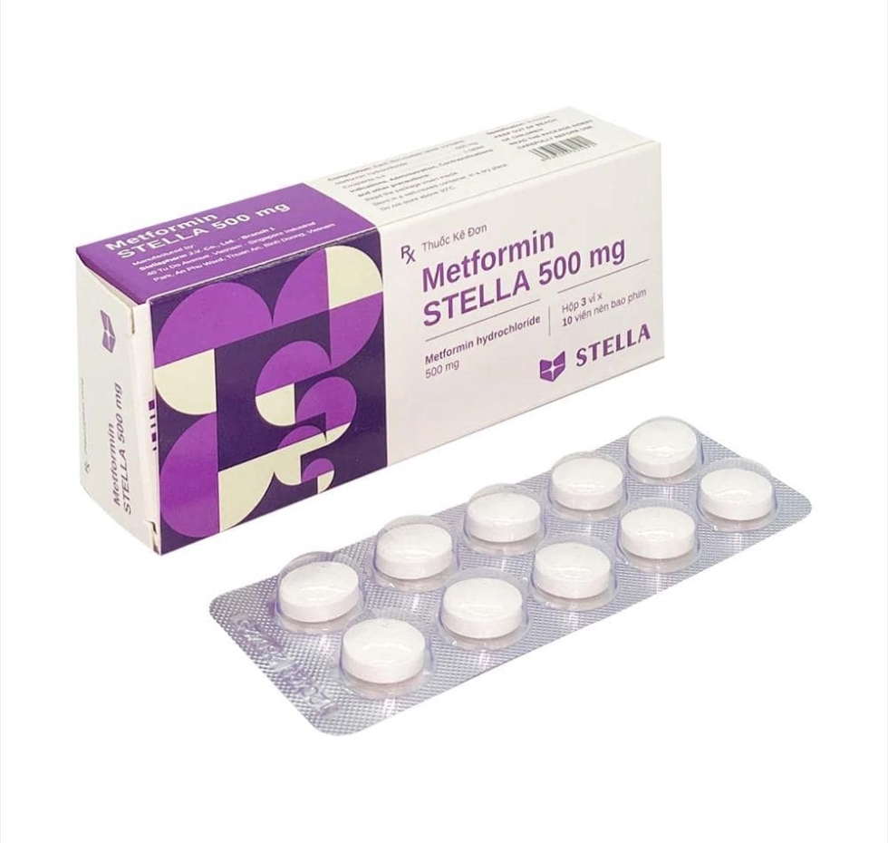 Thuốc metformin Stella 500mg