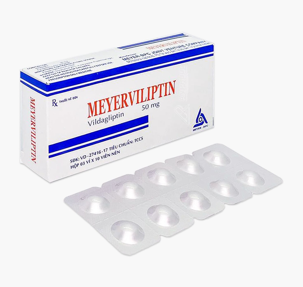 Thuốc Meyerviliptin® 50mg | Vildagliptin