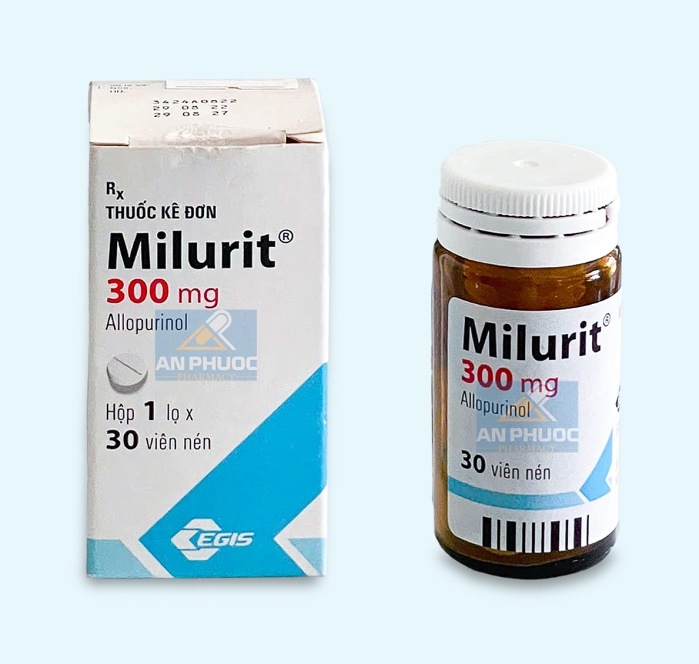 Thuốc Milurit® 300mg | Allopurinol |【Lọ 30 viên】