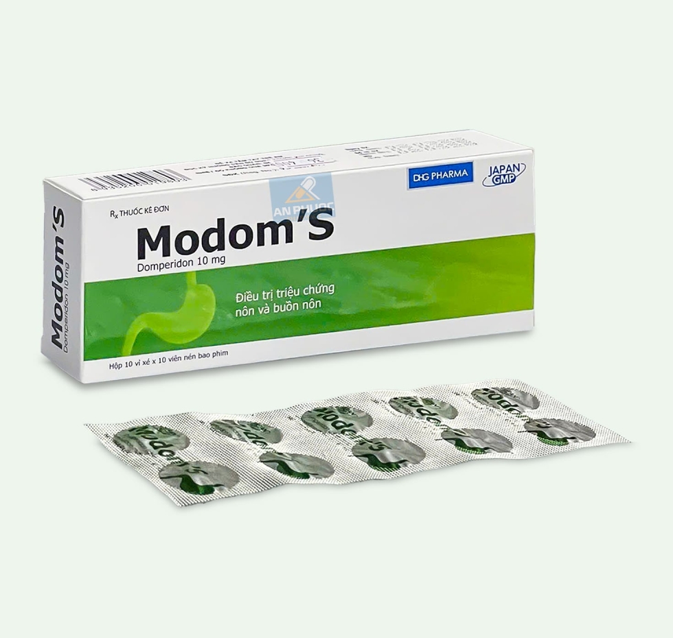 Thuốc Modom'S® | Domperidone |【Hộp 100 viên】