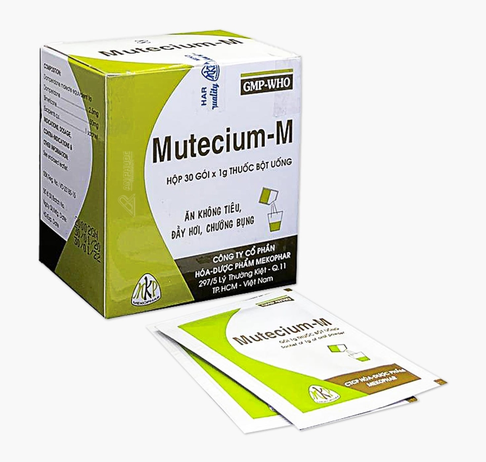 Thuốc Mutecium-M gói 