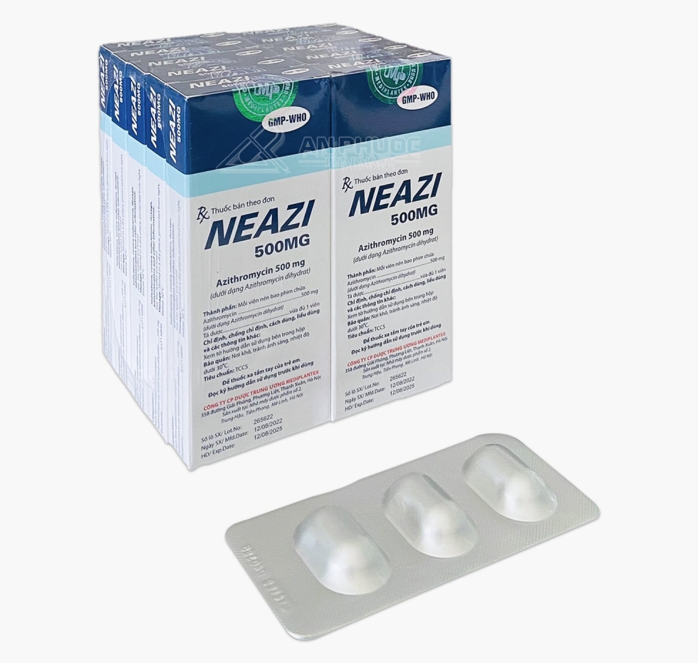 Thuốc Neazi™ 500mg | Azithromycine