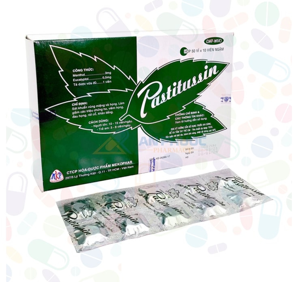 Thuốc Ngậm Ho Pastitussin™ 
