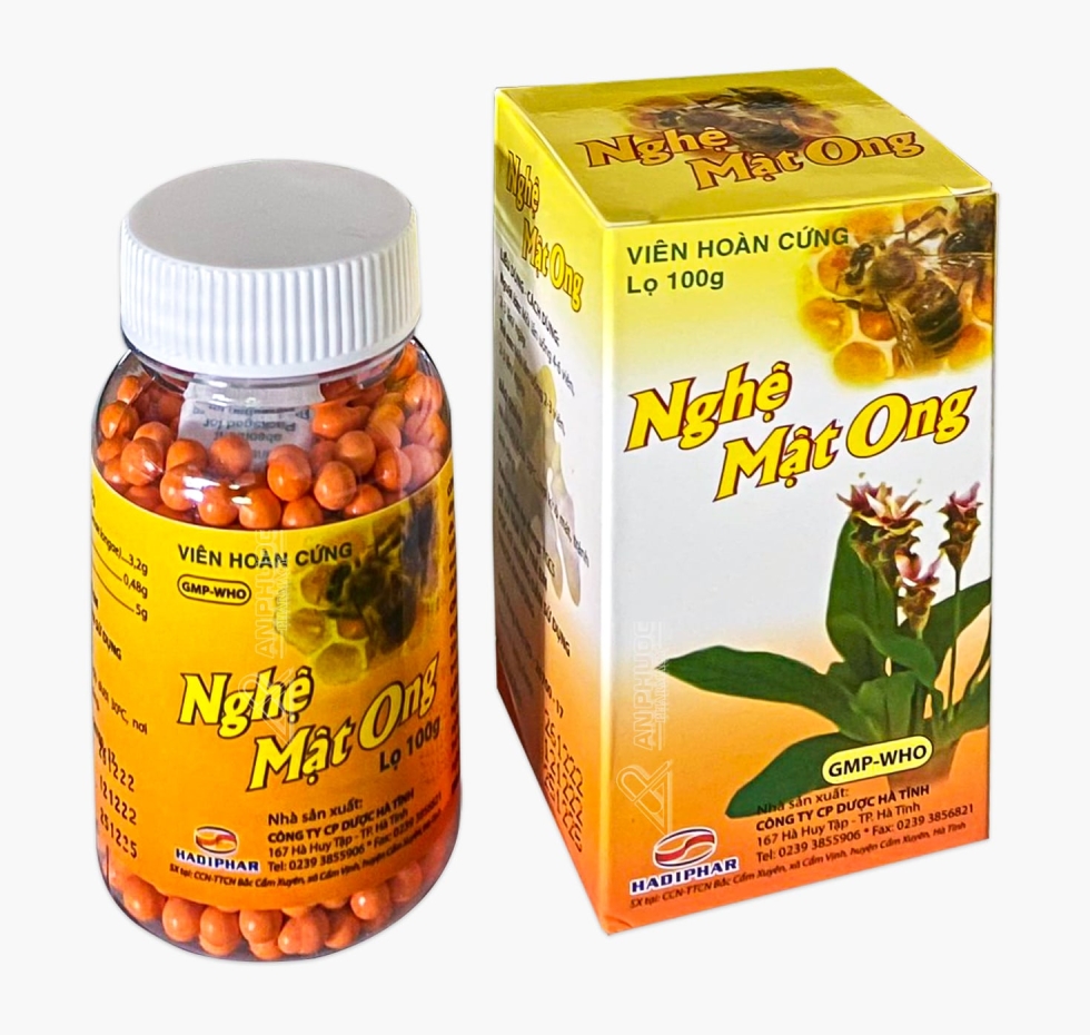 Thuốc Nghệ Mật Ong® Lọ 100 gam | HADIPHA