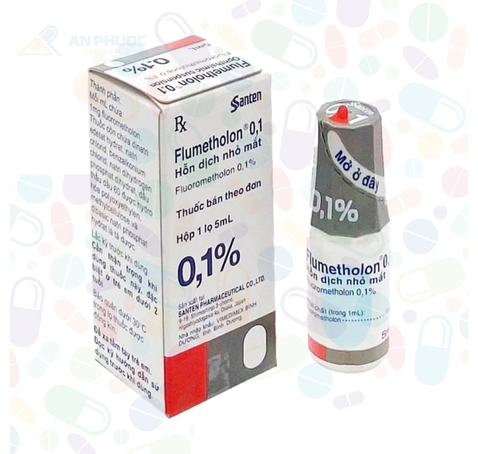 Thuốc Nhỏ Mắt Flumetholon®0.1% (Fluorometholone)