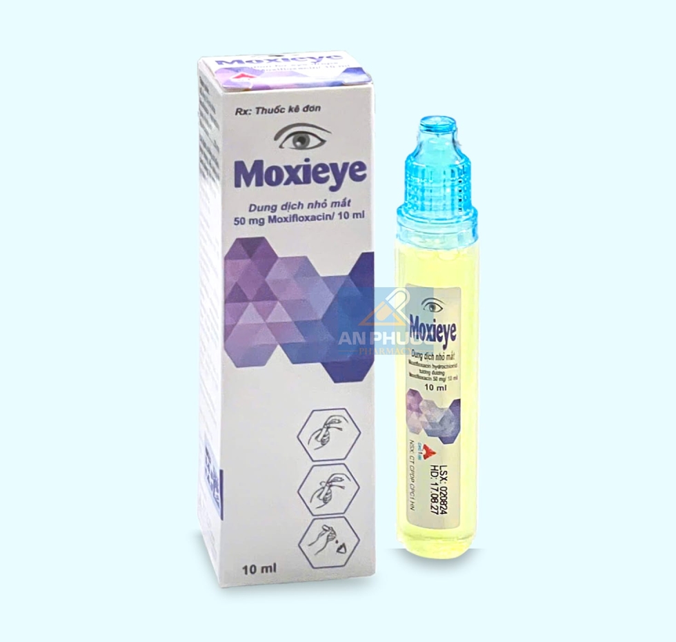 Thuốc Nhỏ Mắt MoxiEye® 50mg | Moxifloxacine |【Lọ 10ml】