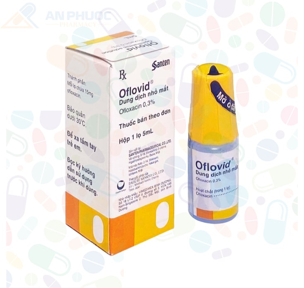 Thuốc Nhỏ  Mắt Oflovid ™ 0.3% (Ofloxacin)
