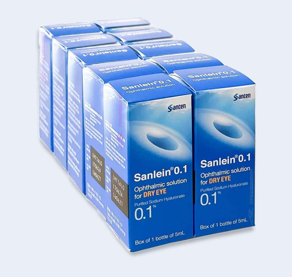 Thuốc nhỏ mắt Sanlein® 0.1% |【Lọ 5 ml】