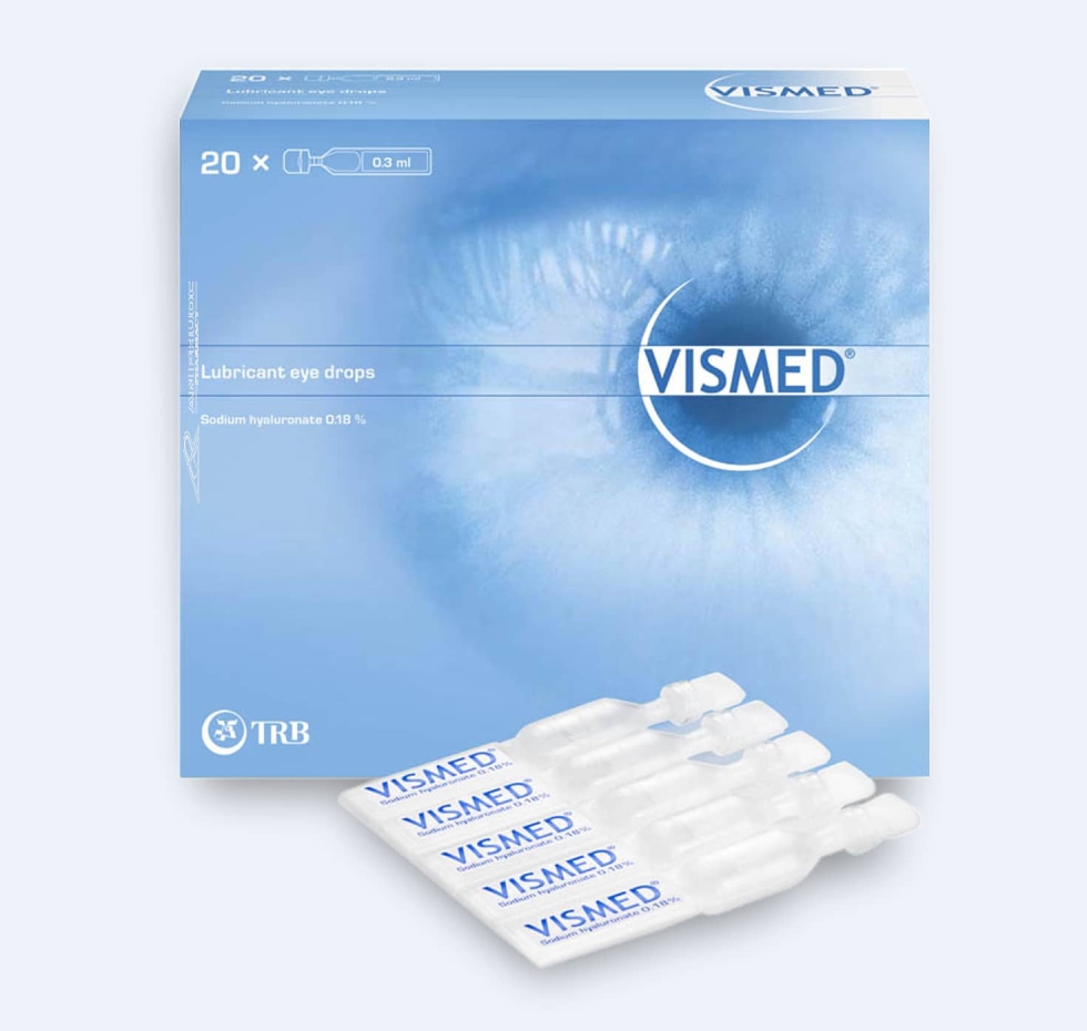 Thuốc Nhỏ Mắt Vismed® 0.18%【Hộp 20 ống】