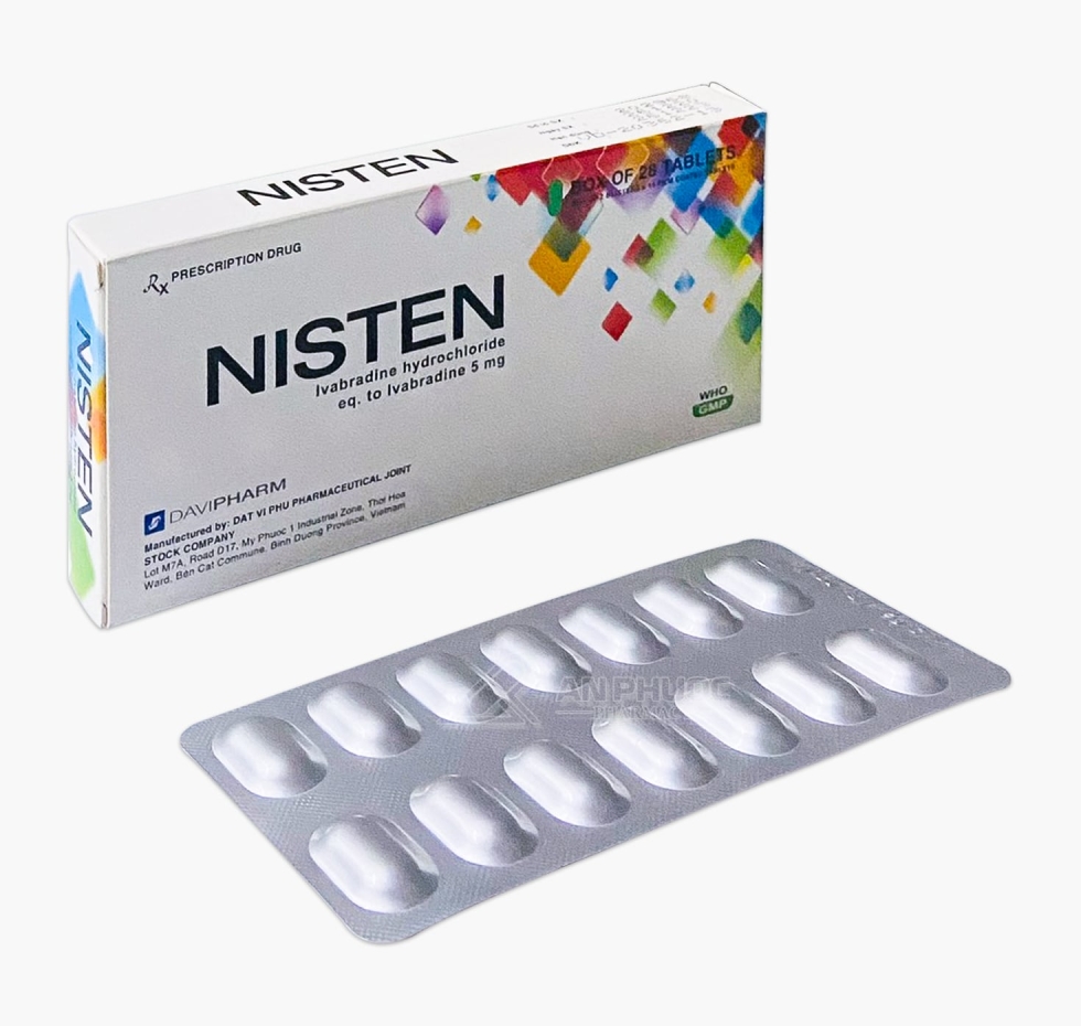 Thuốc Nisten® 5mg | Ivabradin 