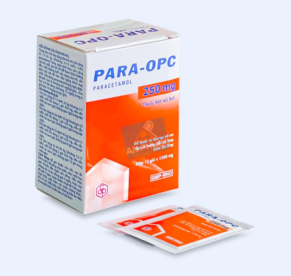 Thuốc Para-OPC® 250mg |【Hộp 12 gói bột sủi】