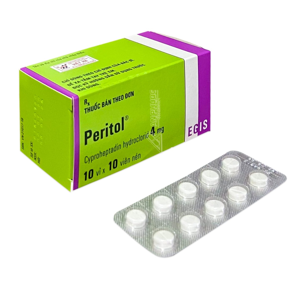 Thuốc Peritol® 4mg | Cyproheptadin
