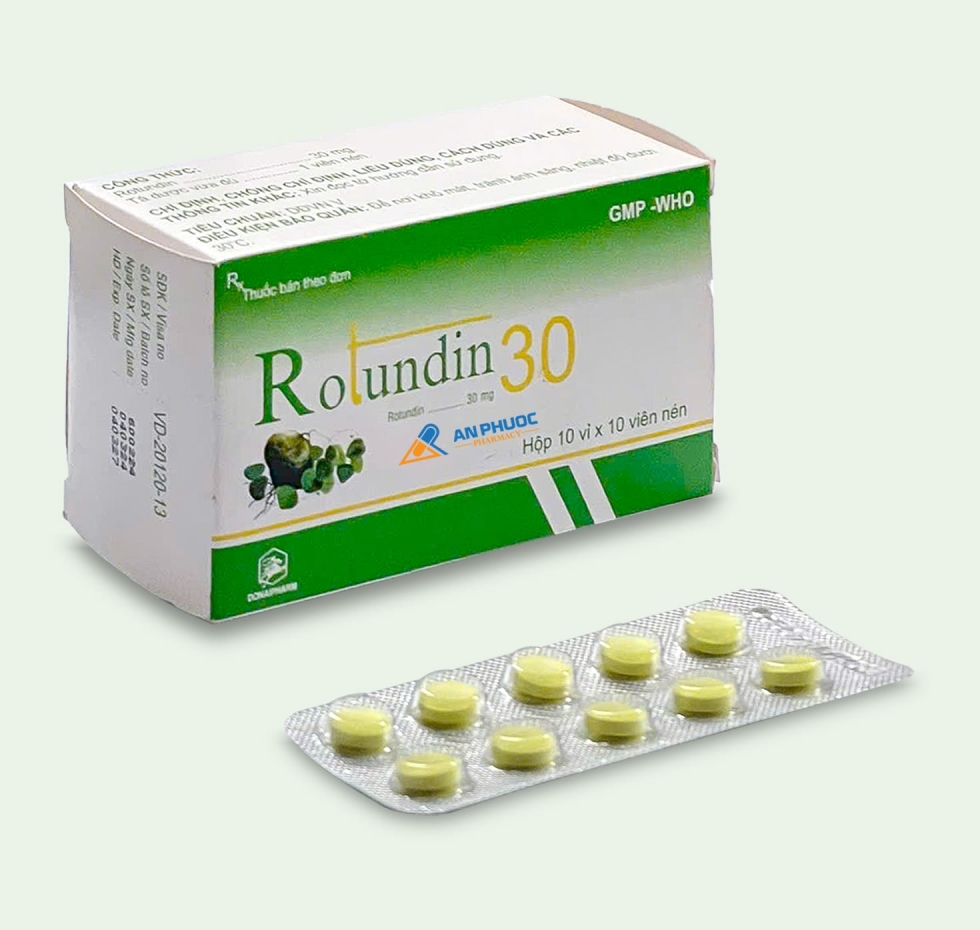 Thuốc Rotundin® 30mg | DONAIPHARM |【Hộp 100 viên】