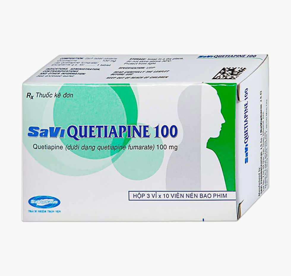 Thuốc Savi Quetiapine® 100mg 