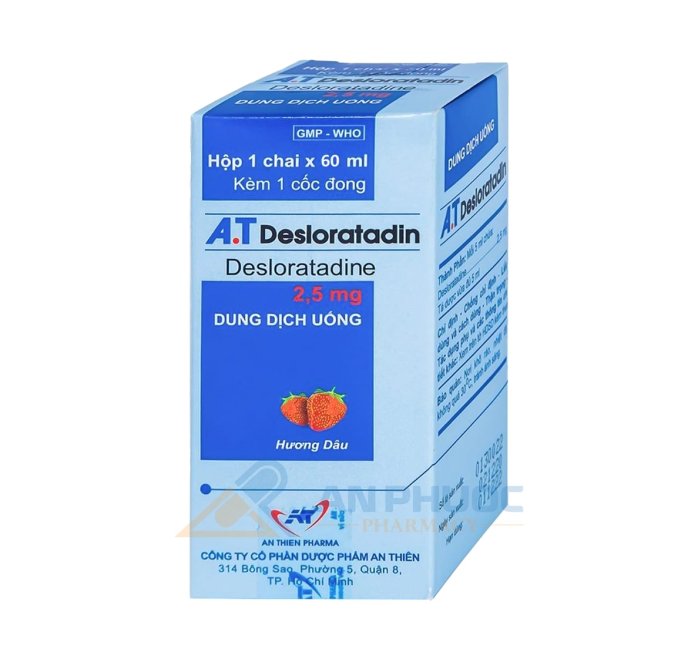 Thuốc Siro A.T Desloratadin™ Chai 60ml 