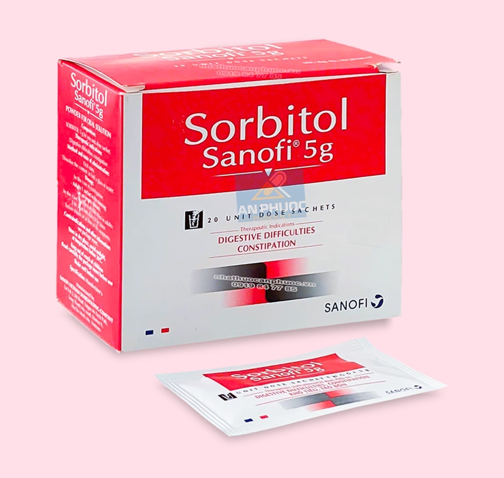 Thuốc Sorbitol Sanofi® 5gam |【Hộp 20 gói】
