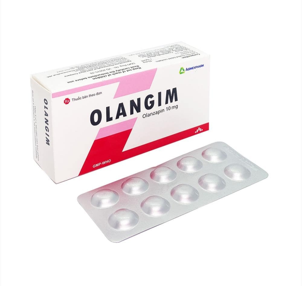 Thuốc tâm thần phân liệt olangim 10mg