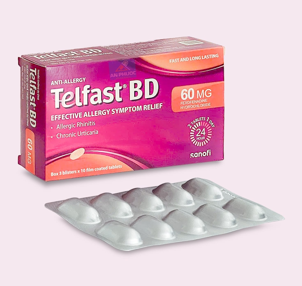 Thuốc Telfast® 60mg | Fexofenadine |【Hộp 30 viên】