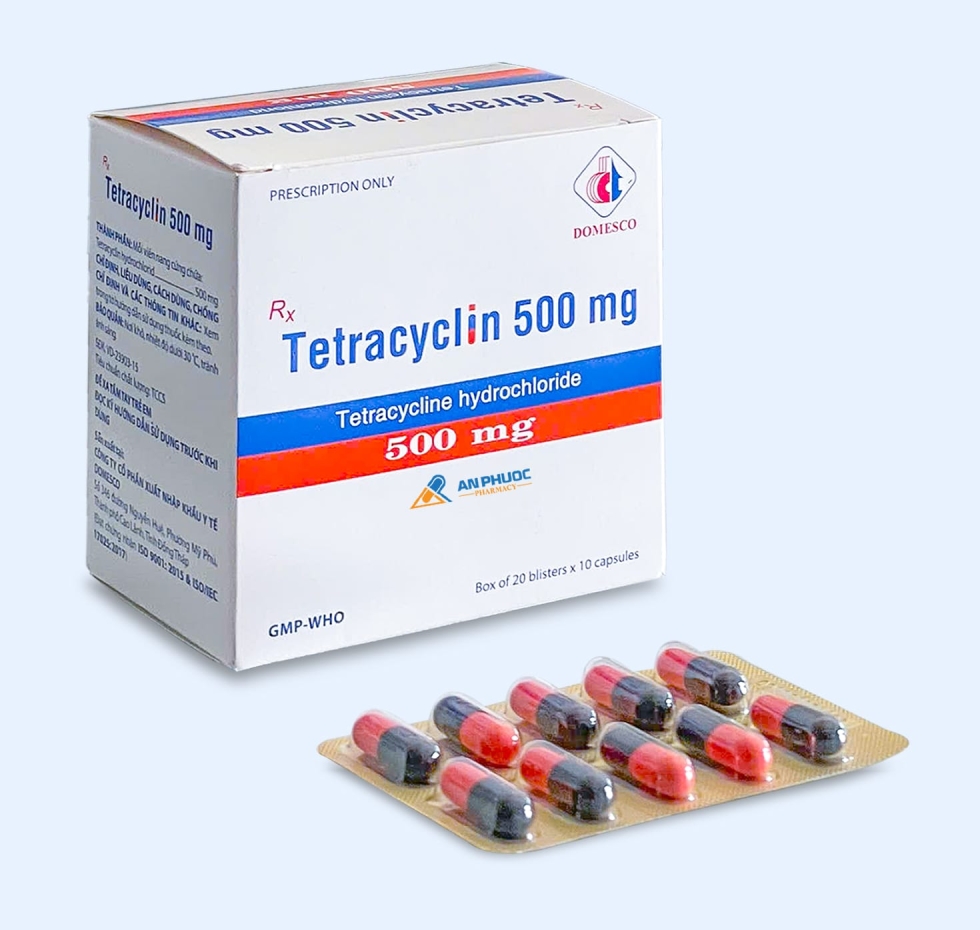 Thuốc Tetracyclin® 500mg | Domesco |【Hộp 200 viên】