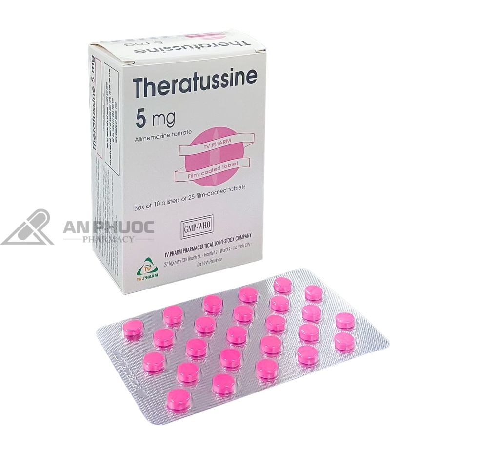 Thuốc Theratussine™ 5mg | Alimemazine