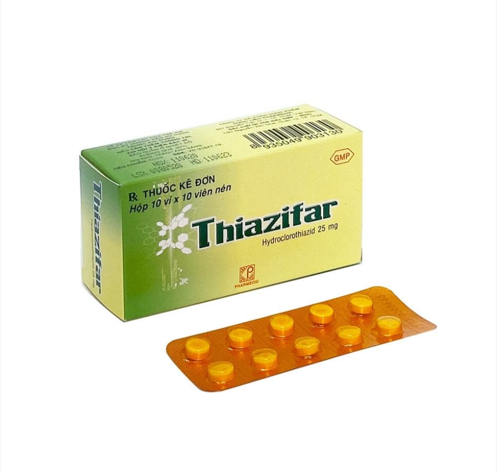 Thuốc Thiazifar 25mg