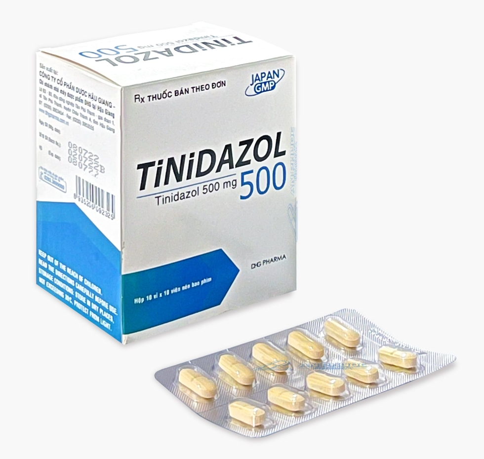 Thuốc Tinidazol® 500mg【Hộp 100 viên】| DHG 