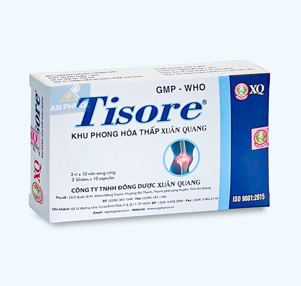 Thuốc Tisore® Khu phong hóa thấp xuân quang |【Hộp 20 viên】