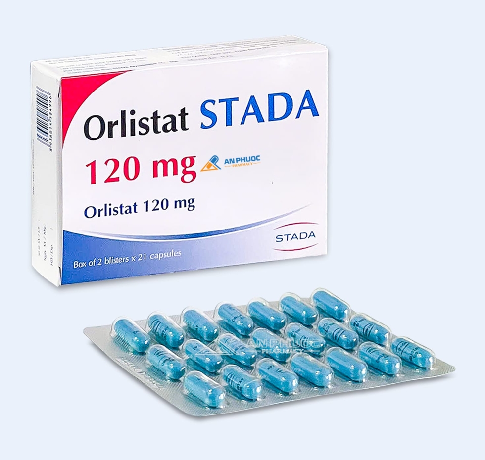 Thuốc Trị Béo Phì Orlistat STADA® 120mg |【Hộp 42 viên】