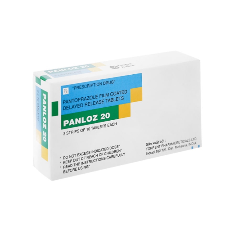 Thuốc trị đau dạ dày Panloz 20mg